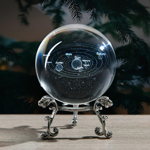 Solar system model crystal - model,