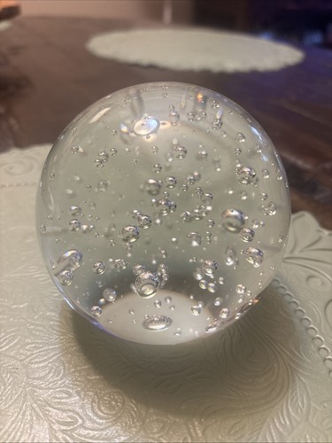 Vtg clear art glass - vtg,